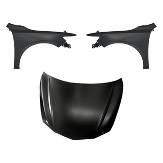 Replacement - 3-Piece (Hood Panel, Front Driver and Passenger Side Fender) (Standard Line)