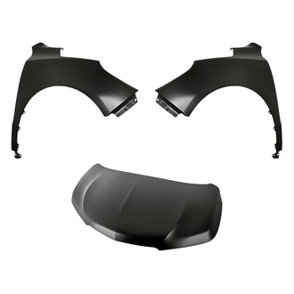 Replacement - 3-Piece (Hood Panel, Front Driver and Passenger Side Fender) (CAPA Certified)