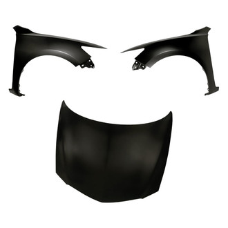 Replacement - 3-Piece (Hood Panel, Front Driver and Passenger Side Fender) (Standard Line)