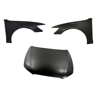 Replacement - 3-Piece (Hood Panel, Front Driver and Passenger Side Fender) (Standard Line)