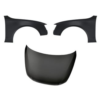 Replacement - 3-Piece (Hood Panel, Front Driver and Passenger Side Fender) (CAPA Certified)