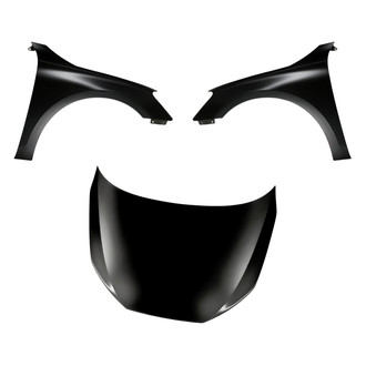 Replacement - 3-Piece (Hood Panel, Front Driver and Passenger Side Fender)