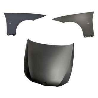 Replacement - 3-Piece (Hood Panel, Front Driver and Passenger Side Fender) (Standard Line)