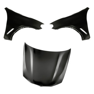 Replacement BNDL-202926 - 3-Piece (Hood Panel, Front Driver and Passenger Side Fender) (CAPA Certified)