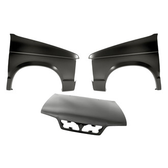 Replacement - 3-Piece (Hood Panel, Front Driver and Passenger Side Fender)