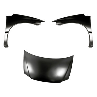 Replacement - 3-Piece (Hood Panel, Front Driver and Passenger Side Fender)