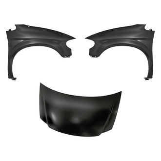 Replacement - 3-Piece (Hood Panel, Front Driver and Passenger Side Fender) (CAPA Certified)