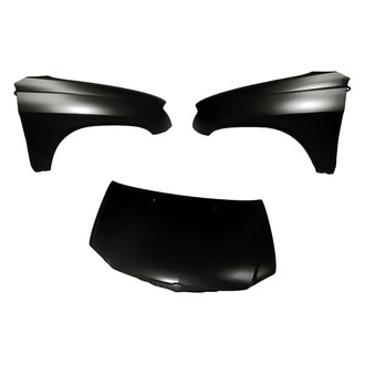 Replacement - 3-Piece (Hood Panel, Front Driver and Passenger Side Fender)