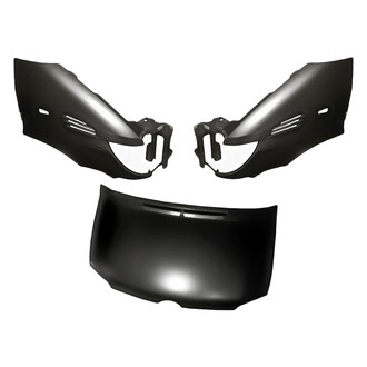 Replacement - 3-Piece (Hood Panel, Front Driver and Passenger Side Fender)