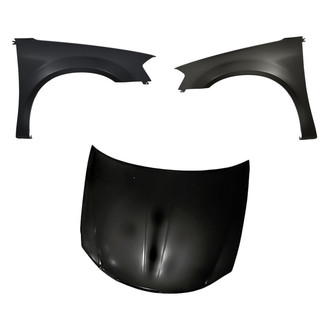 Replacement - 3-Piece (Hood Panel, Front Driver and Passenger Side Fender) (Standard Line)