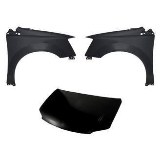 Replacement - 3-Piece (Hood Panel, Front Driver and Passenger Side Fender)