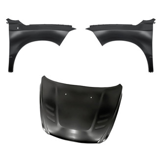 Replacement - 3-Piece (Hood Panel, Front Driver and Passenger Side Fender) (Standard Line)