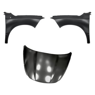 Replacement - 3-Piece (Hood Panel, Front Driver and Passenger Side Fender) (Standard Line)