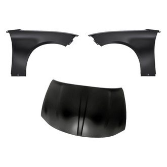 Replacement - 3-Piece (Hood Panel, Front Driver and Passenger Side Fender) (Standard Line)