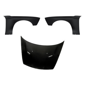 Replacement - 3-Piece (Hood Panel, Front Driver and Passenger Side Fender) (Standard Line)