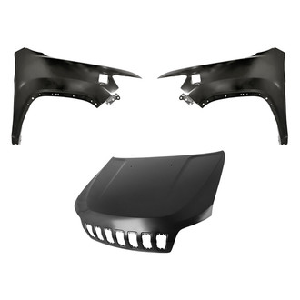 Replacement - 3-Piece (Hood Panel, Front Driver and Passenger Side Fender) (Standard Line)