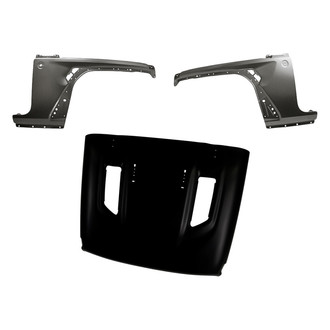 Replacement - 3-Piece (Hood Panel, Front Driver and Passenger Side Fender) (CAPA Certified)