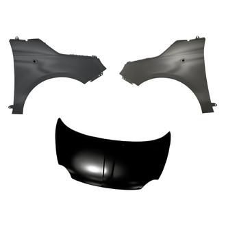 Replacement - 3-Piece (Hood Panel, Front Driver and Passenger Side Fender)