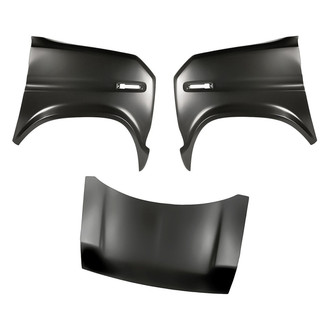 Replacement - 3-Piece (Hood Panel, Front Driver and Passenger Side Fender)