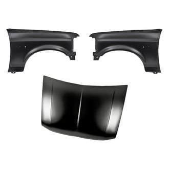 Replacement - 3-Piece (Hood Panel, Front Driver and Passenger Side Fender)