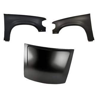 Replacement - 3-Piece (Hood Panel, Front Driver and Passenger Side Fender) (CAPA Certified)