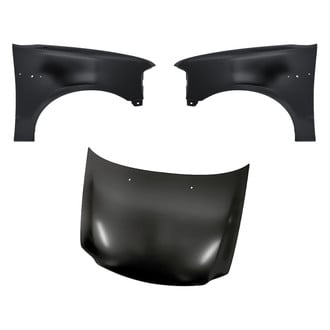 Replacement - 3-Piece (Hood Panel, Front Driver and Passenger Side Fender)