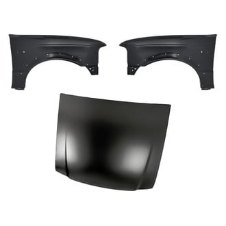 Replacement - 3-Piece (Hood Panel, Front Driver and Passenger Side Fender) (CAPA Certified)