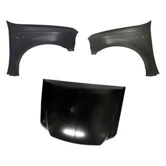 Replacement - 3-Piece (Hood Panel, Front Driver and Passenger Side Fender)