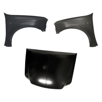 Replacement - 3-Piece (Hood Panel, Front Driver and Passenger Side Fender) (Standard Line)