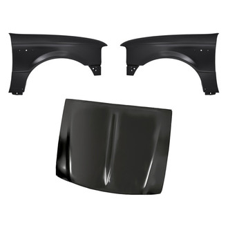 Replacement - 3-Piece (Hood Panel, Front Driver and Passenger Side Fender)