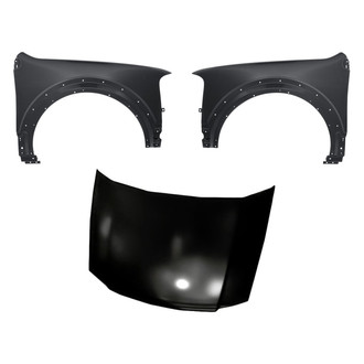 Replacement - 3-Piece (Hood Panel, Front Driver and Passenger Side Fender) (CAPA Certified)