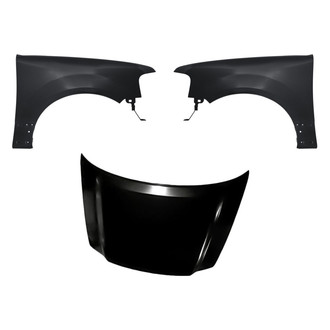 Replacement - 3-Piece (Hood Panel, Front Driver and Passenger Side Fender)