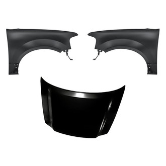 Replacement - 3-Piece (Hood Panel, Front Driver and Passenger Side Fender) (CAPA Certified)