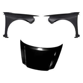 Replacement - 3-Piece (Hood Panel, Front Driver and Passenger Side Fender)