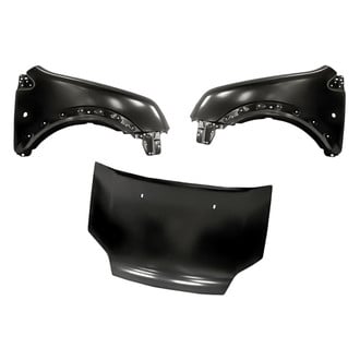 Replacement - 3-Piece (Hood Panel, Front Driver and Passenger Side Fender)