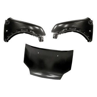Replacement - 3-Piece (Hood Panel, Front Driver and Passenger Side Fender) (Standard Line)