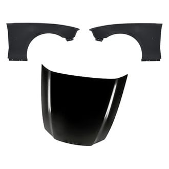 Replacement - 3-Piece (Hood Panel, Front Driver and Passenger Side Fender) (CAPA Certified)