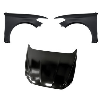 Replacement - 3-Piece (Hood Panel, Front Driver and Passenger Side Fender) (Standard Line)
