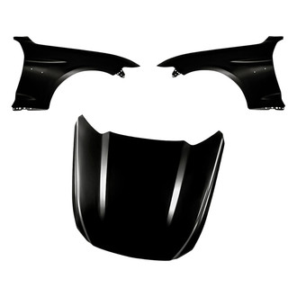 Replacement - 3-Piece (Hood Panel, Front Driver and Passenger Side Fender) (CAPA Certified)