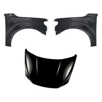 Replacement - 3-Piece (Hood Panel, Front Driver and Passenger Side Fender) (Standard Line)