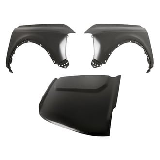 Replacement BNDL-203671 - 3-Piece (Hood Panel, Front Driver and Passenger Side Fender) (CAPA Certified)