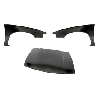 Replacement - 3-Piece (Hood Panel, Front Driver and Passenger Side Fender)