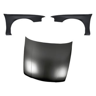 Replacement - 3-Piece (Hood Panel, Front Driver and Passenger Side Fender) (Standard Line)