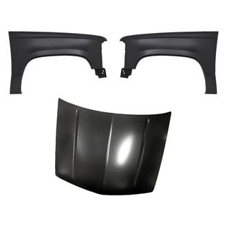 Replacement - 3-Piece (Hood Panel, Front Driver and Passenger Side Fender)