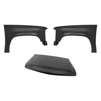 Replacement - 3-Piece (Hood Panel, Front Driver and Passenger Side Fender) (Standard Line)