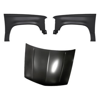 Replacement - 3-Piece (Hood Panel, Front Driver and Passenger Side Fender) (Standard Line)