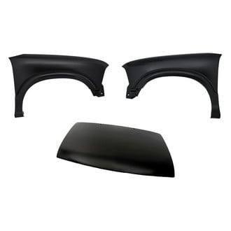 Replacement - 3-Piece (Hood Panel, Front Driver and Passenger Side Fender)