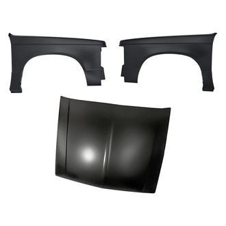 Replacement - 3-Piece (Hood Panel, Front Driver and Passenger Side Fender) (Standard Line)