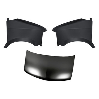 Replacement BNDL-203764 - 3-Piece (Hood Panel, Front Driver and Passenger Side Fender) (CAPA Certified)