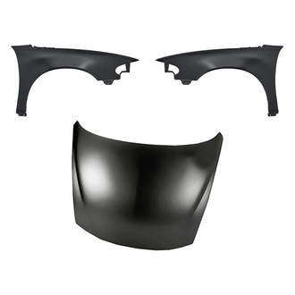 Replacement - 3-Piece (Hood Panel, Front Driver and Passenger Side Fender)